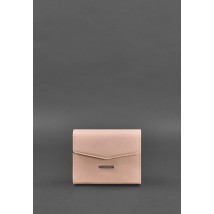 Женская кожаная сумка поясная/кроссбоди Mini розовая