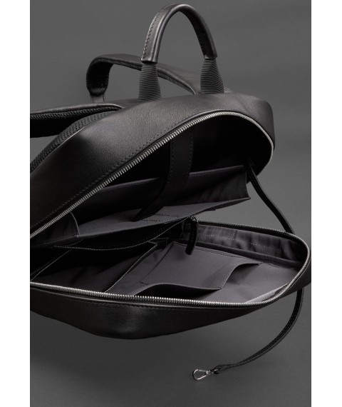 Leather backpack Foster 1.1 Black