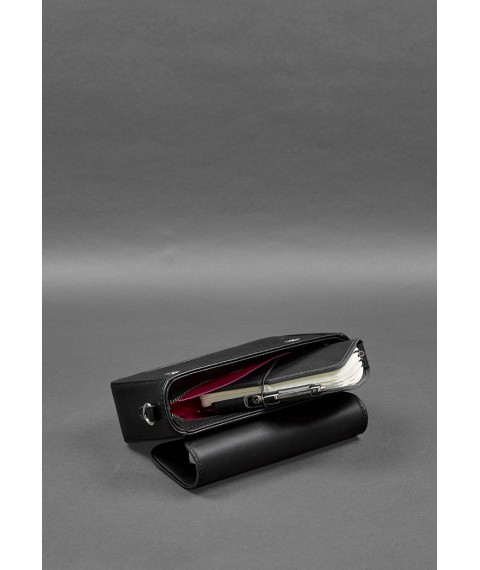Women's leather Mary bag black