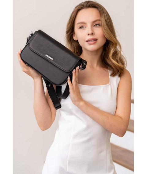 Women's leather Mary bag black