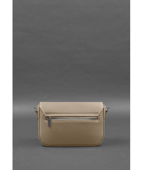 Women's leather Mary bag light beige
