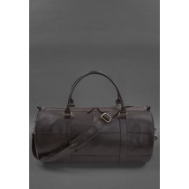 Кожаная сумка Harper MAXI темно-коричневая краст