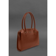 Женская кожаная сумка Business светло-коричневый Краст