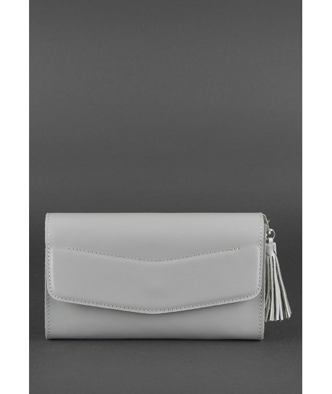 Leather women's bag Alice gray