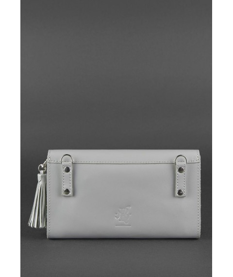 Leather women's bag Alice gray