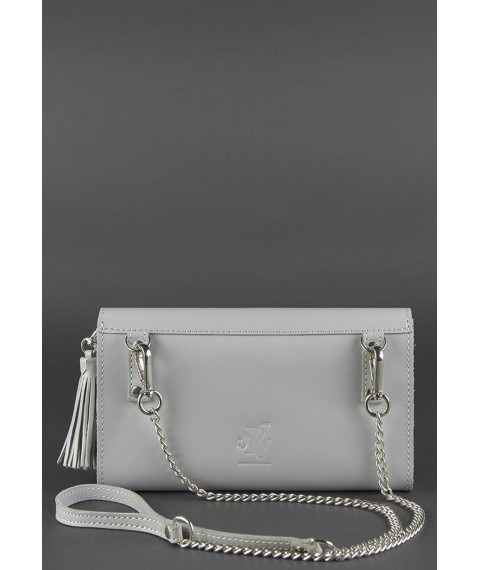 Leather women's bag Alice gray