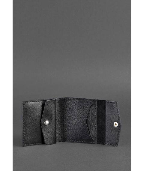 Leather wallet 2.1 black Blackwood