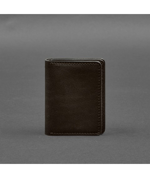 Leather cover for driver's license, ID and plastic cards 2.0 brown
