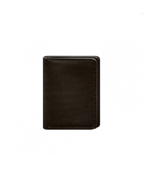 Leather cover for driver's license, ID and plastic cards 2.0 brown