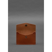 Кожаный кард-кейс 9.0 светло-коричневый краст