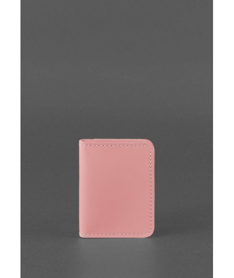 Women's leather cover for ID-passport and driver's license 4.0 Pink