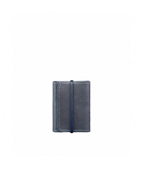 Leather card case 1.1 blue