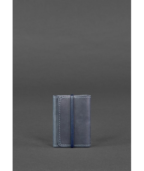 Leather card case 1.1 blue