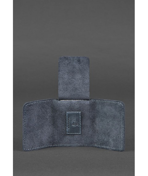 Leather card case 1.1 blue