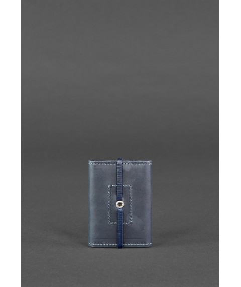 Leather card case 1.1 blue