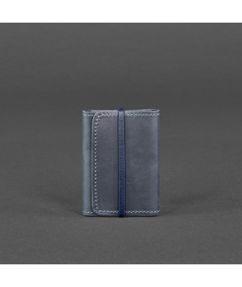 Leather card case 1.1 blue