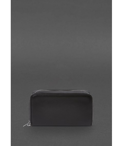 Кожаный  клатч-купюрник 4.0 черный краст