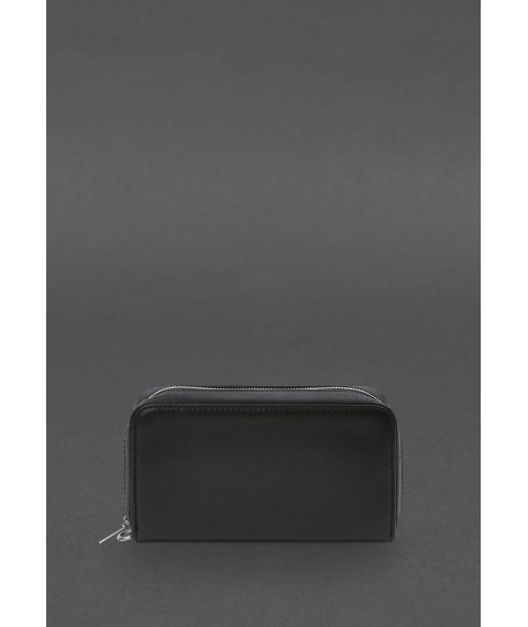 Leather banknote clutch 4.0 black crust