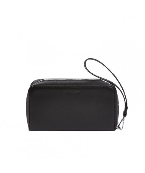 Leather banknote clutch 4.0 black crust