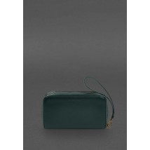 Кожаный  клатч-купюрник 4.0 зеленый краст
