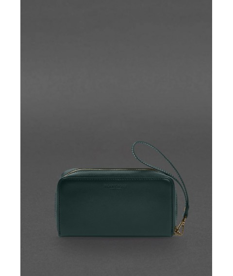 Leather banknote clutch 4.0 green crust