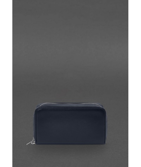 Leather banknote clutch 4.0 blue crust