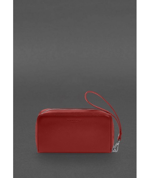 Leather banknote clutch 4.0 red crust