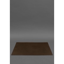 Накладка на стіл керівника - Шкіряний бювар 1.0 шоколад