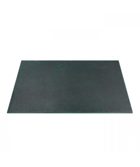 Overlay for the executive desk - Leather blotter 1.0 Green Crazy Horse