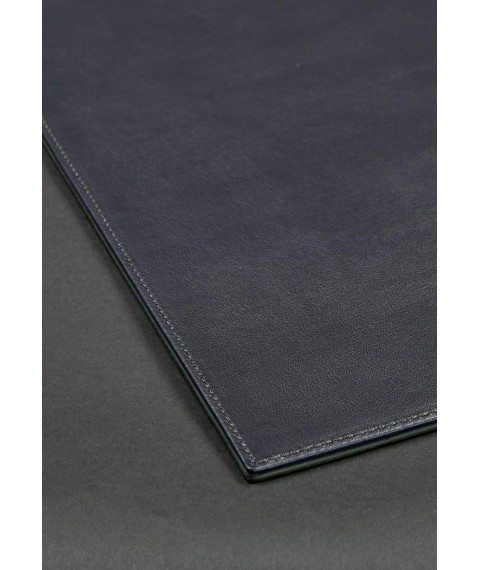 Overlay for the executive desk - Leather blotter 1.0 Green Crazy Horse