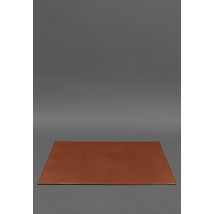 Накладка на стіл керівника - Шкіряний бювар 1.0 Світло-коричневий