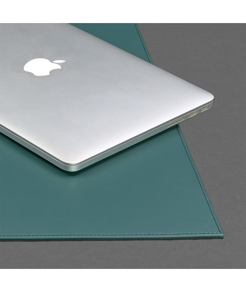 Overlay for the executive desk - Leather pad 1.0 Green