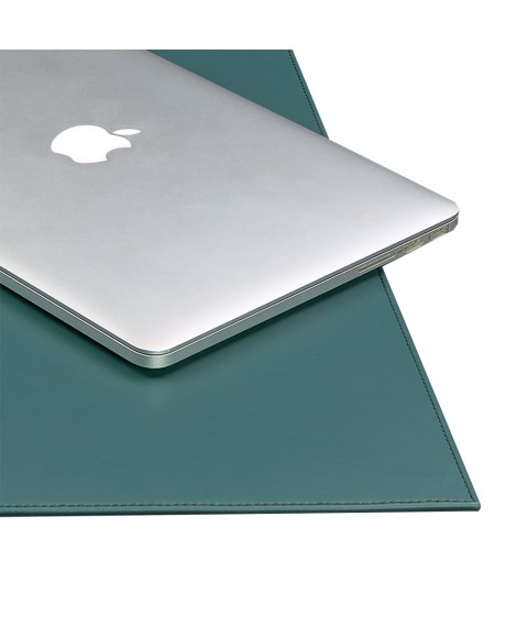 Overlay for the executive desk - Leather pad 1.0 Green