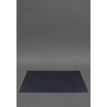 Overlay for the executive desk - Leather pad 1.0 Dark blue