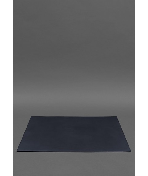 Overlay for the executive desk - Leather pad 1.0 Dark blue