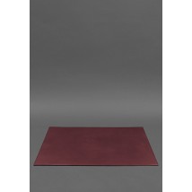 Overlay for the executive desk - Leather blotter 1.0 Burgundy