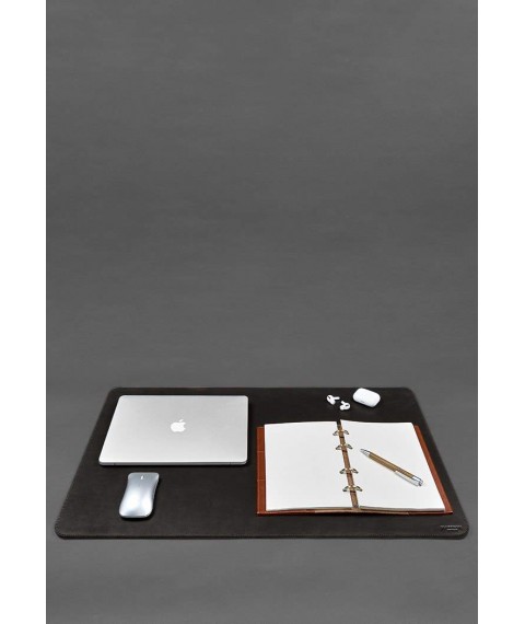 Desk mat 2.0 double-sided dark brown