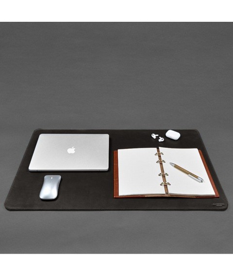 Desk mat 2.0 double-sided dark brown