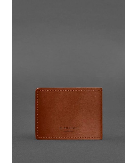 Universal leather ID cover, light brown