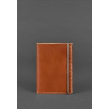 Кожаная обложка для паспорта 1.0 светло-коричневая