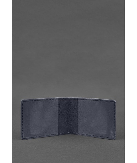 Leather cover for the ID card of the Main Intelligence Directorate (GUR) dark blue