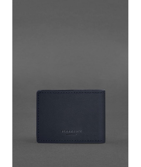 Leather cover for the ID card of the Main Intelligence Directorate (GUR) dark blue