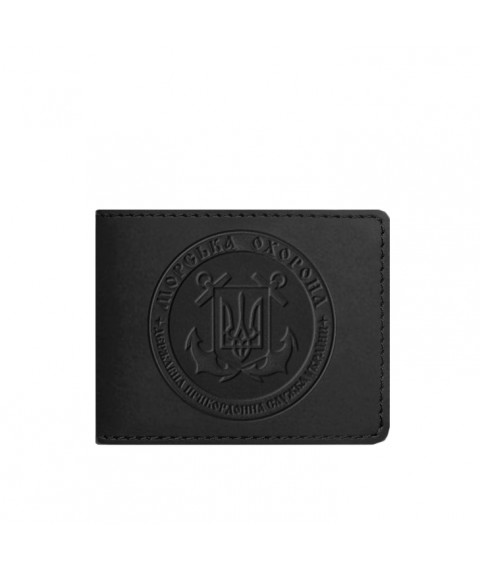 Leather cover for Sea Guard ID black Crazy Horse