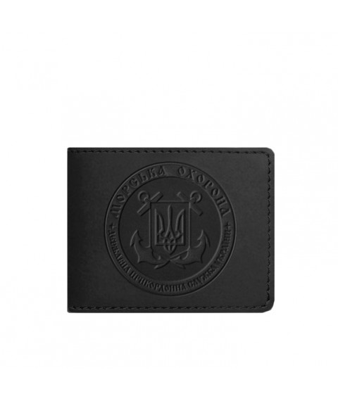 Leather cover for Sea Guard ID black Crazy Horse