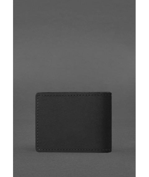 Leather cover for State Tax Service ID card, black Crazy Horse