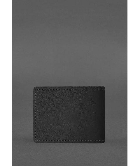 Leather cover for the ID of the State Tax Service Black