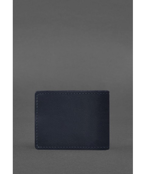Leather cover for the ID of the State Tax Service, dark blue