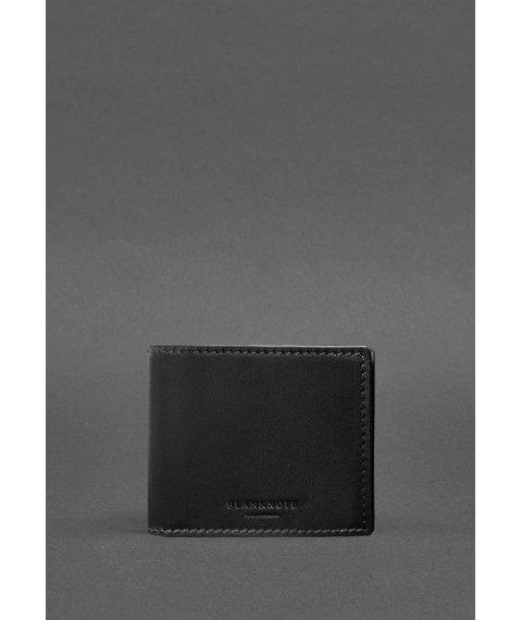 Leather cover for ID card of the Ministry of Defense Black