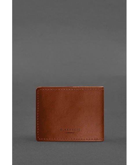 Leather cover for the ID card of a disabled person, light brown