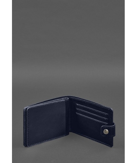 Leather wallet-cover for combat participant ID (UCD) Blue